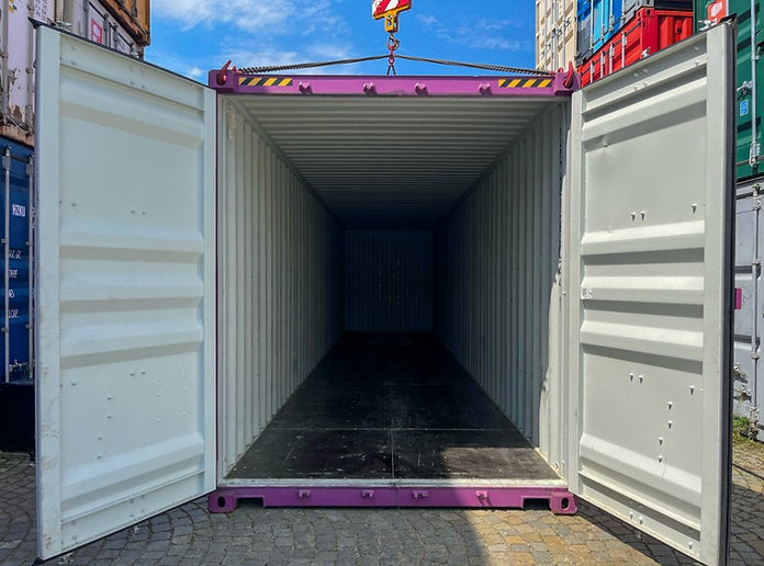 Contenedor marítimo High Cube (HC) de 40 pies usado ( Ref: C6102 )