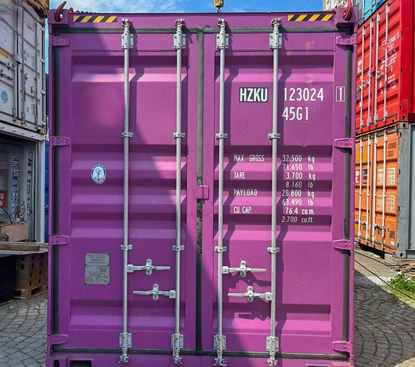 Contenedor marítimo High Cube (HC) de 40 pies usado ( Ref: C6102 )